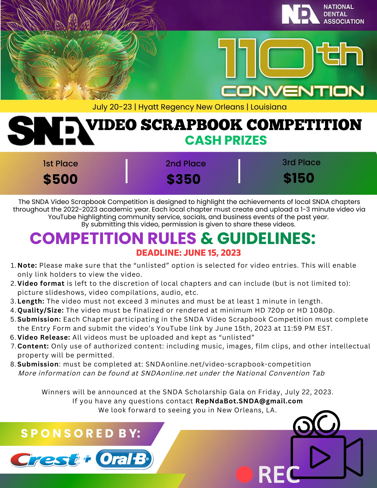 Video Scrapbook Competition