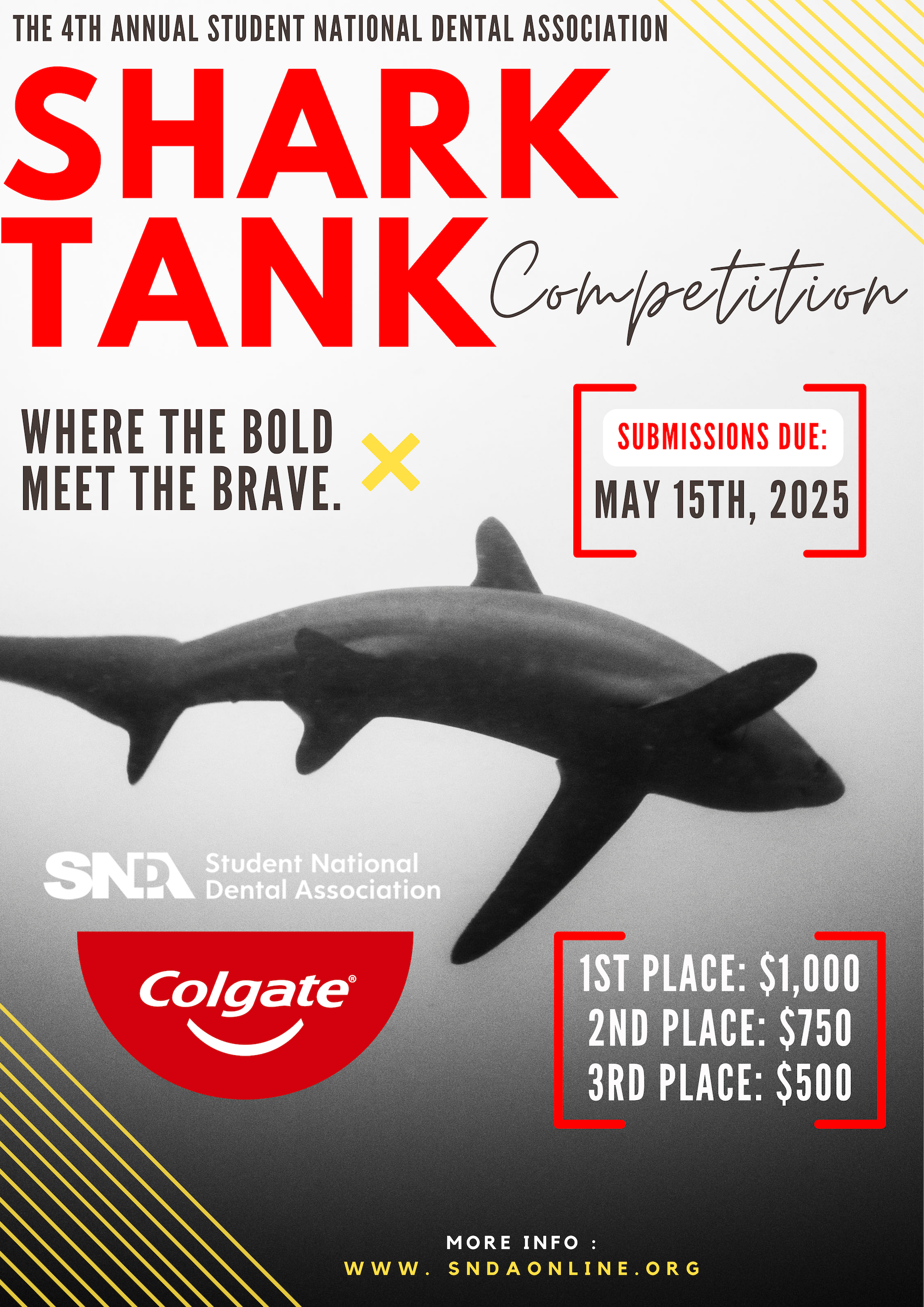 Dental Shark Tank 2025 flyer